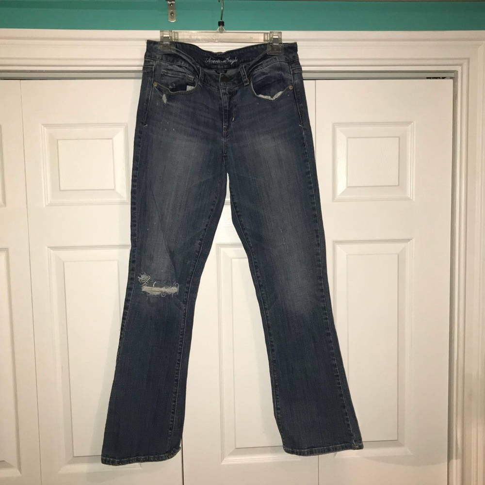 AE skinny kick jeans